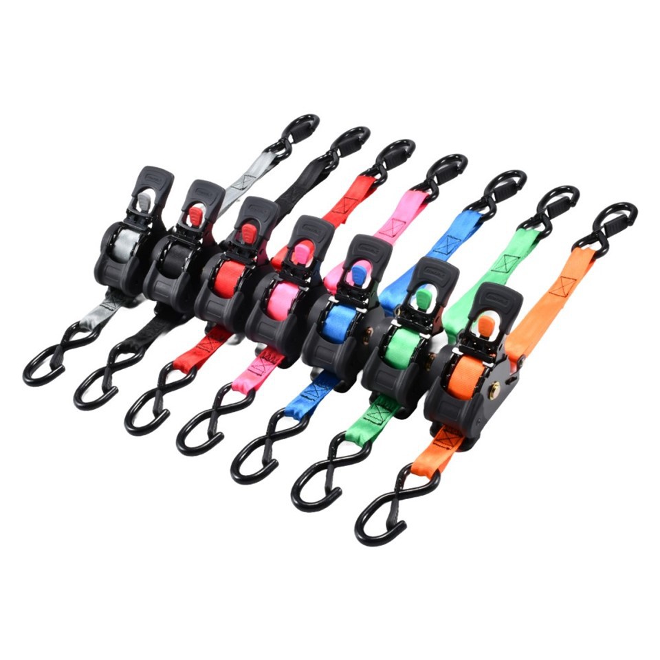 Ċinga tar-ratchet ritrattabbli tal-Ħut Fly 1inch, 1760 Lbs BS