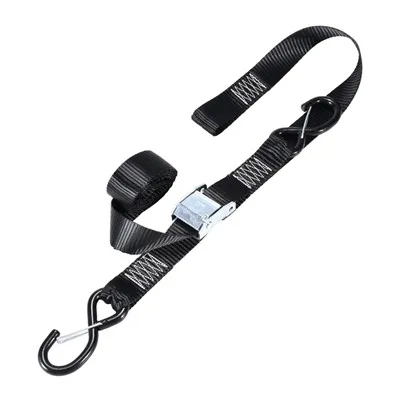 1.5 Pulzier Mutur Cam Buckle Tie Downs Bil S-Hook tal-qfil, 1200lbs. BS