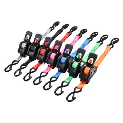 Ċinga tar-ratchet ritrattabbli tal-Ħut Fly 1inch, 1760 Lbs BS