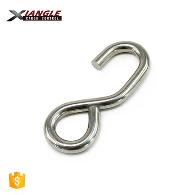 304 Stainless Steel Ratchet Belt Buckle S Hook Għall-Irbit tal-Merkanzija
